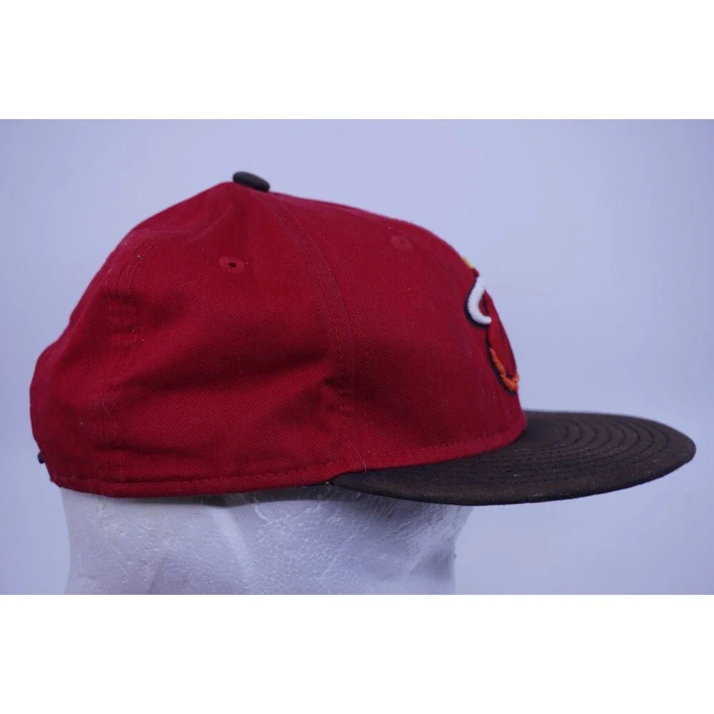 Miami Heat New Era Hardwood Classics Cap Red Youth Snapback Adjustable